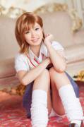 Kotomi Asakura 朝倉 ことみ bringing back the loose socks