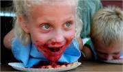 Granddaughter gets sticky over Granny's hot pie