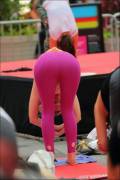 Pink Yoga Pants