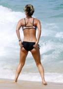 Kayle cuoco at the beach