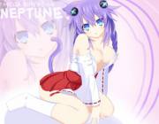 X post from /r/gamindustri - Neko Purple Heart (Hyperdimension Neptunia)