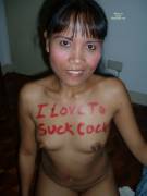 She does...