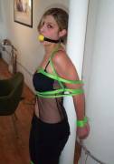 Yellow ball gag