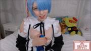 Hentai Kitty's Rem Cosplay