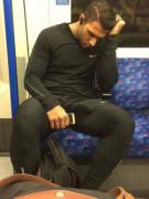 Sleeping on the tube