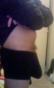 Stretchy black trunks