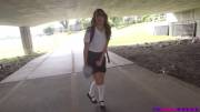 Kimmy Granger peeing in public