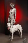 Dalmatian girl