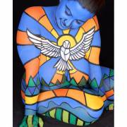 Stained Glass Dove