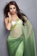 Sanjjana Galrani in green saree [PIC]