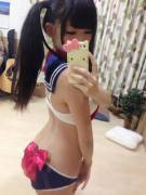 Japanese teen cosplay sailor moon sexy