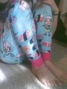 I love my new sushi monkey comfy pants :3