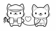 Kinky Kitties Coloring Page!