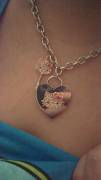 My little girl version of a collar, from my Daddy today!