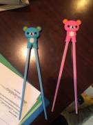 My Rilakkuma Chopsticks :3