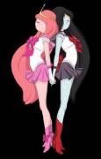 Omg I wanna be sailor princess bubblegum AND sailor marceline