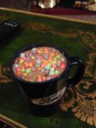 OKAY ITS RAINBOW HOT CHOCOLATE sorry had to yel it