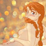 Princess Anna: Blushing Braid Biter (lokoteibex)