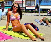 Happy at the beach