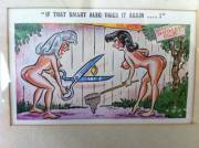 My Grandfather passed away almost 2 years ago. These smutty postcards are what the horny blighter left to me. [x-post /r/pics]