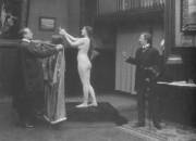 Audrey Munson in Inspiration, a lost film from 1915. Munson's breakthrough was to be the first naked woman in a non-porn movie.