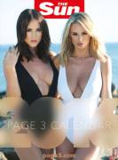 Rosie Jones as Miss January in Page 3 2016 Calendar