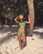 Green bikini