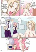 Tsunade and Hinata Hentai Comic x-post from /r/rule34