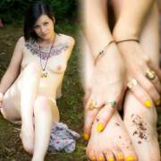 Yellow toenails