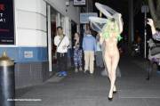 Gabi Grecko walking the streets of Melbourne