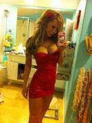 Tiny red dress