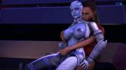 Liara x Uhura by [shysnap]