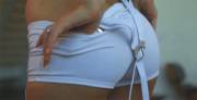 Slipping out of her Pants