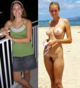 Nude at the beach