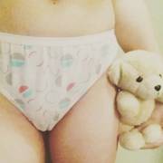 Playing with my teddy ♡