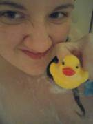 Meet my shower buddy, Duck. [F]