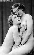 A Sapphic Duo - Circa 1920s Paris, from DeltaofVenus.com