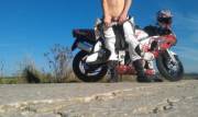 i was out biking today and litterally almost died...