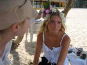 On the beach