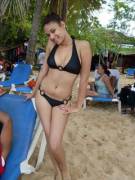 On the beach
