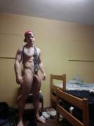 Naked Jock's Dormroom