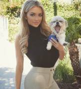 Lindsey with Tosh