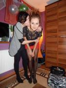 Having her ear kissed