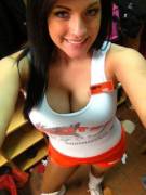 Hooters girl.