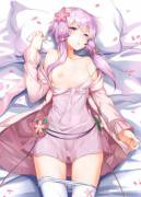 Yukari's bedtime game is strong
