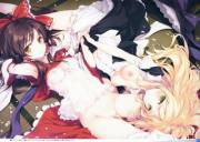 Reimu and friend