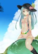 Tenshi and the blob.