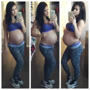 Perfect pregnant body