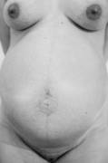 Gorgeous B&amp;W Preggo