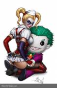 Arkham Asylum Harley w/ Joker Plush [Dawn-McTeigue]